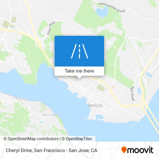 Mapa de Cheryl Drive