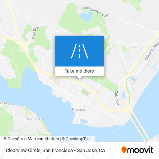 Clearview Circle map