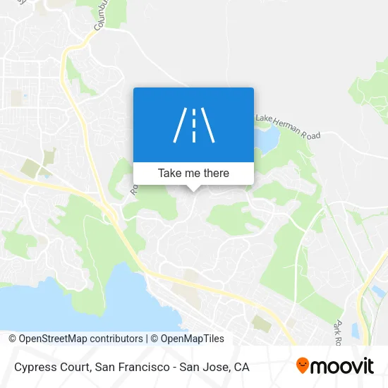 Cypress Court map