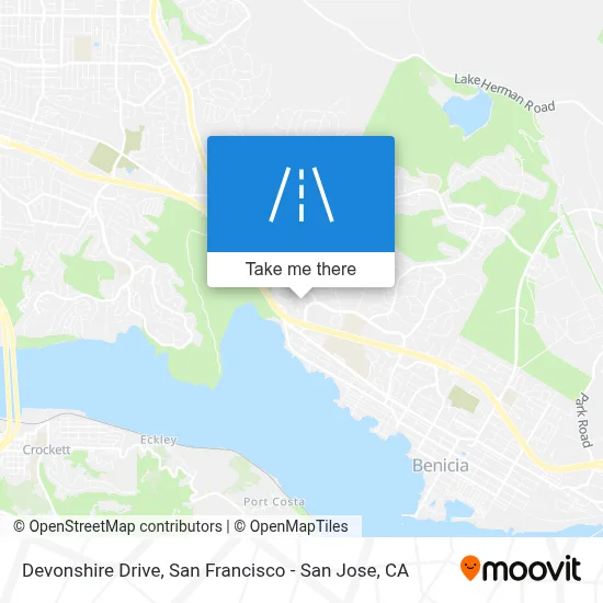 Devonshire Drive map