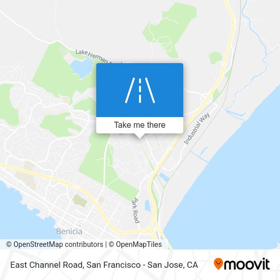 East Channel Road map