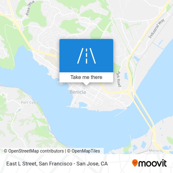 Mapa de East L Street