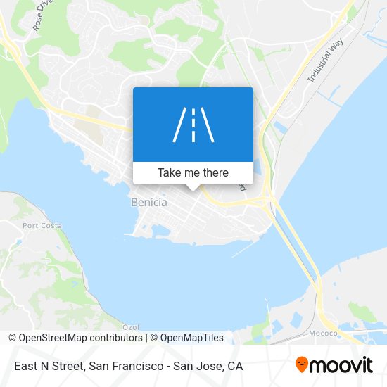 Mapa de East N Street