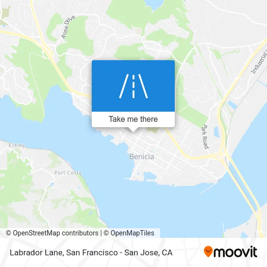 Mapa de Labrador Lane