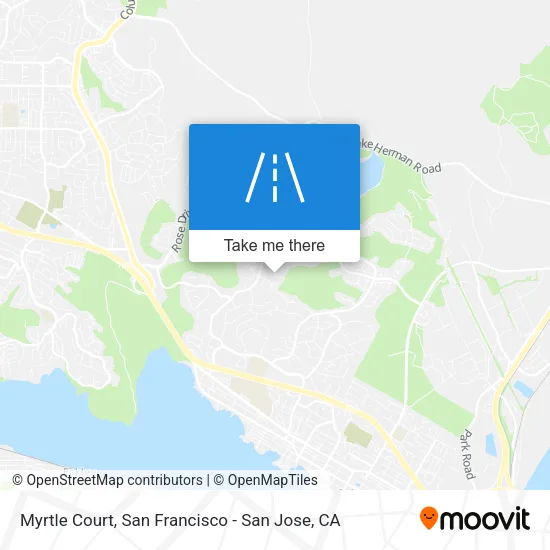 Myrtle Court map