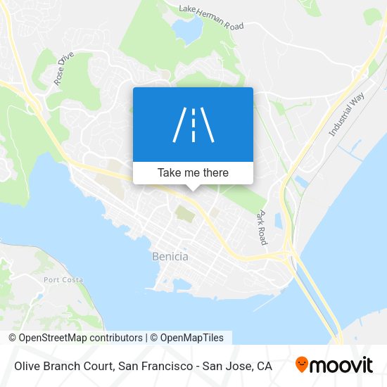 Olive Branch Court map