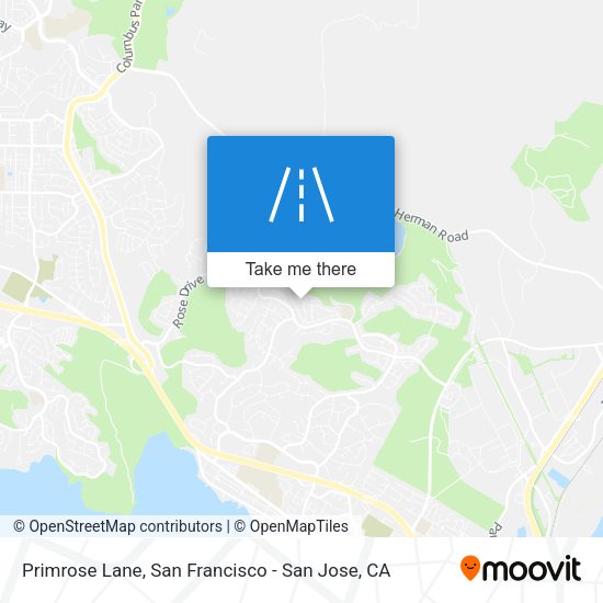 Mapa de Primrose Lane