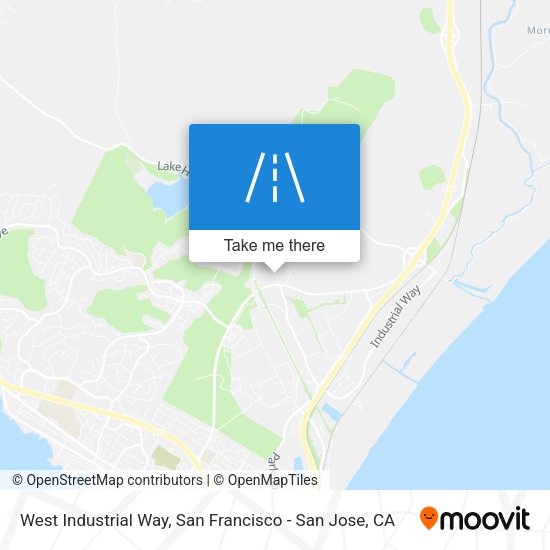 West Industrial Way map
