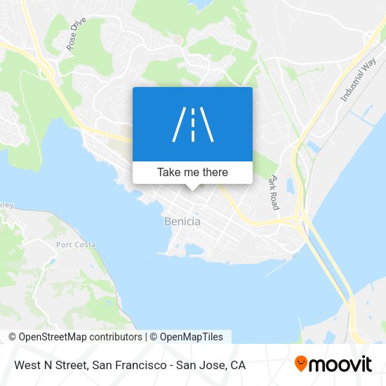 Mapa de West N Street