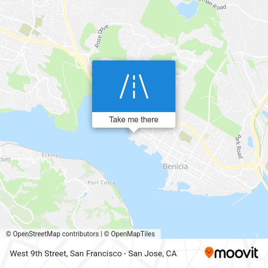 Mapa de West 9th Street