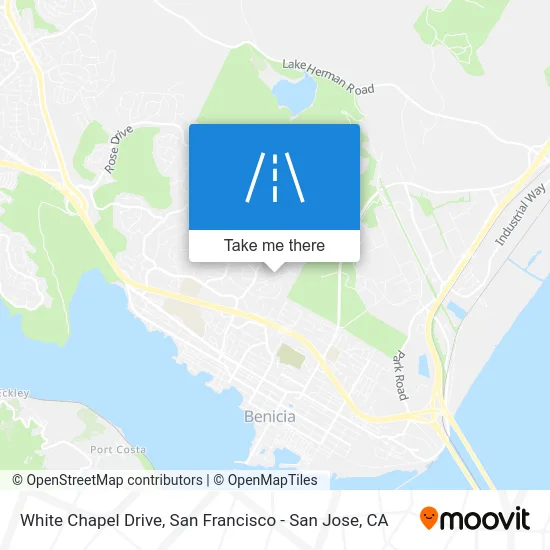 White Chapel Drive map