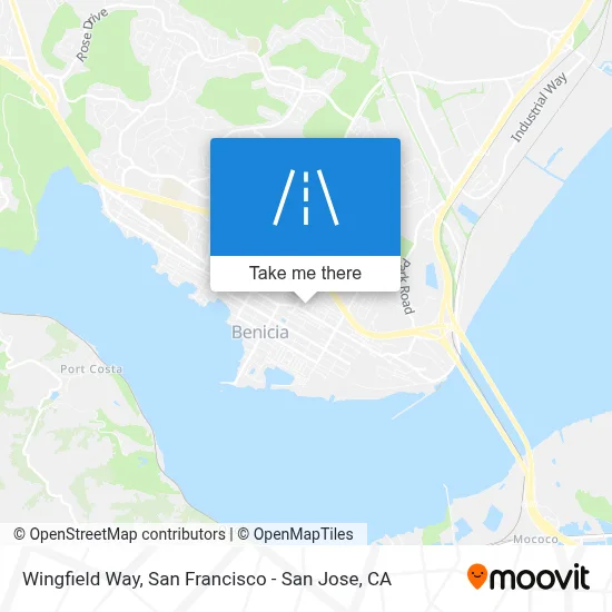 Wingfield Way map