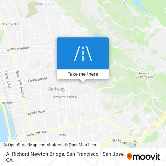 A. Richard Newton Bridge map