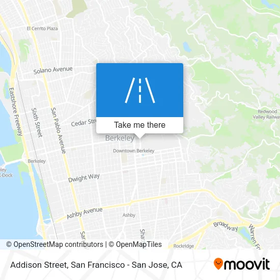 Addison Street map