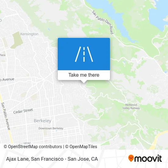 Ajax Lane map