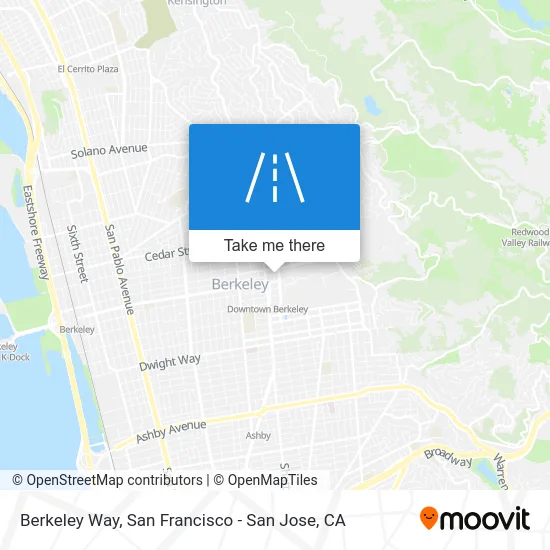Berkeley Way map