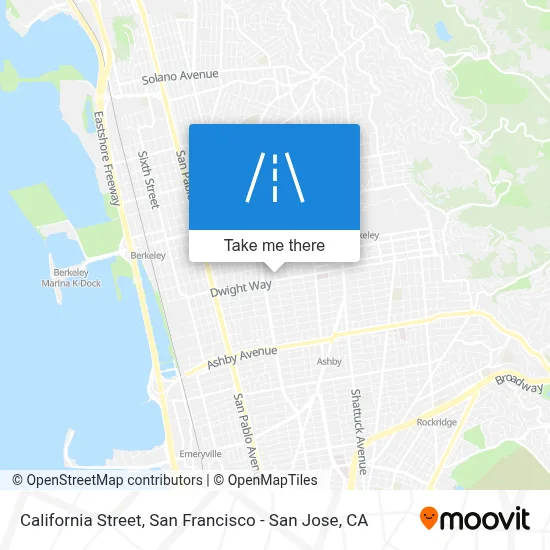 California Street map