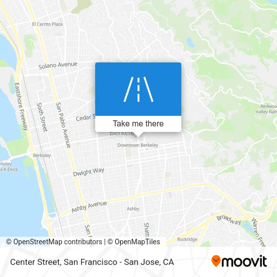 Center Street map