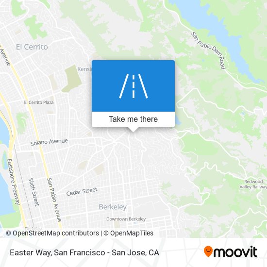 Easter Way map