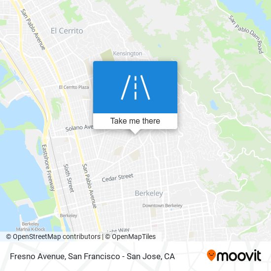 Mapa de Fresno Avenue