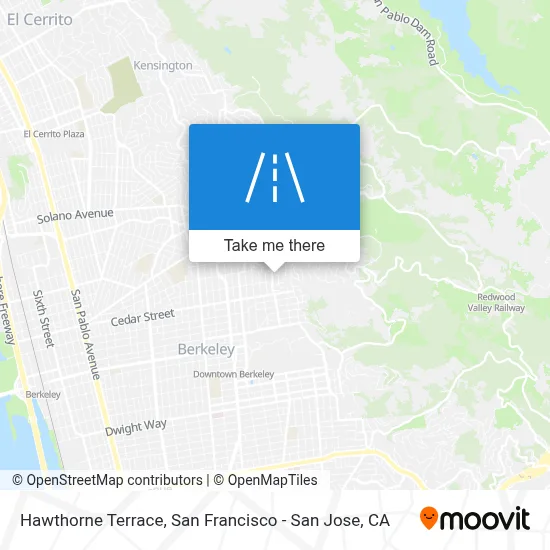 Hawthorne Terrace map