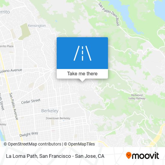 La Loma Path map