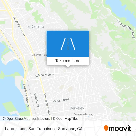 Laurel Lane map