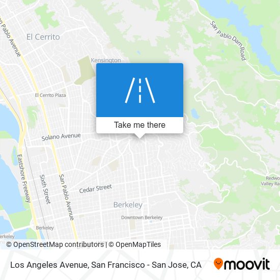 Los Angeles Avenue map