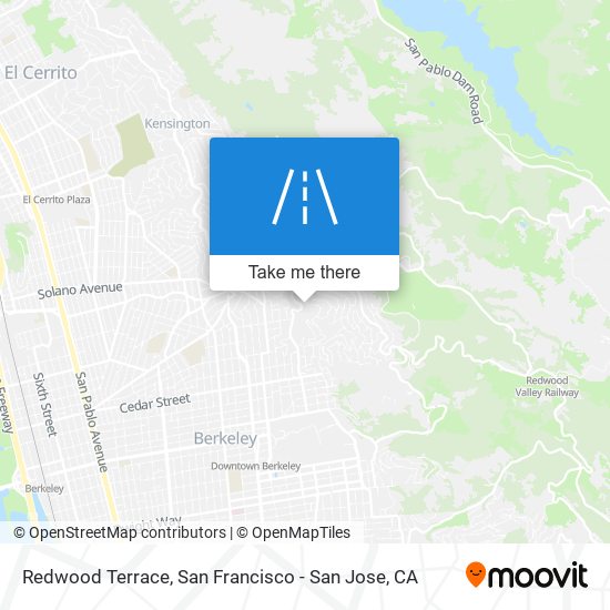 Mapa de Redwood Terrace