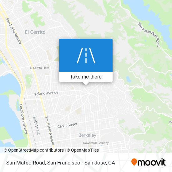Mapa de San Mateo Road