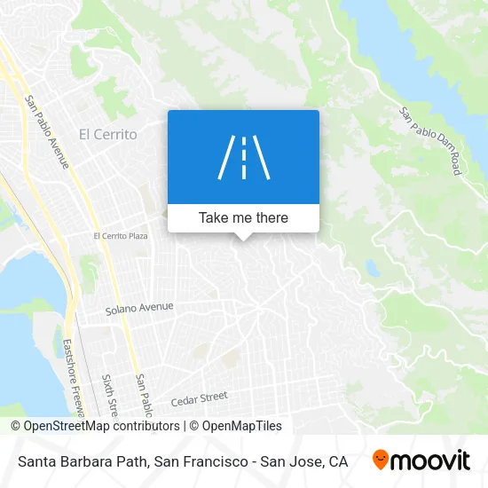Santa Barbara Path map
