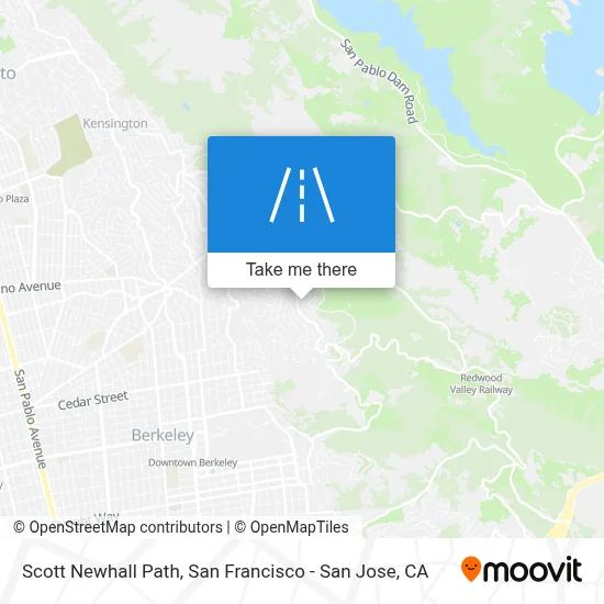 Scott Newhall Path map