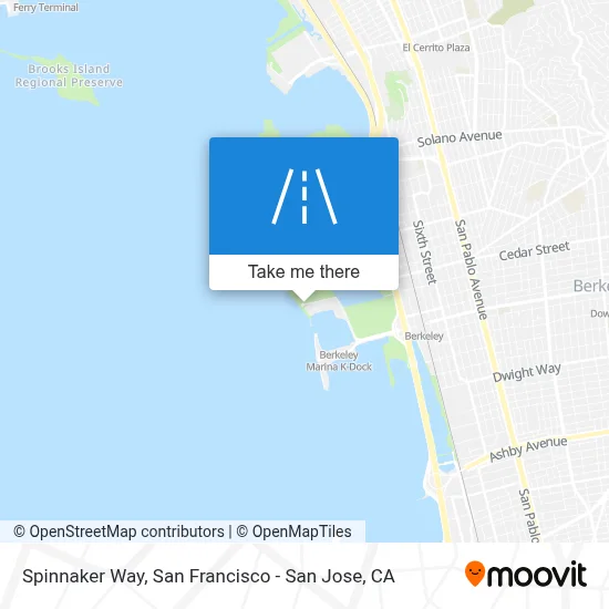 Spinnaker Way map