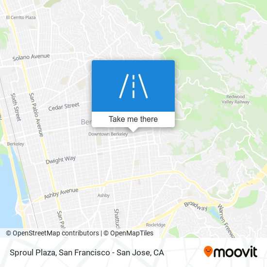 How to get to Sproul Plaza, Berkeley by bus or BART?