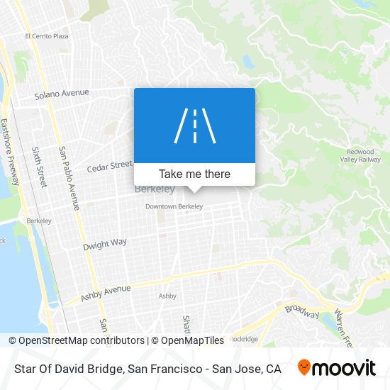 Star Of David Bridge map