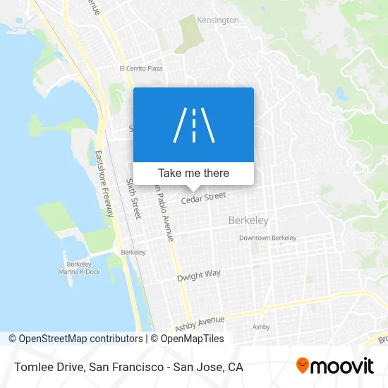 Tomlee Drive map
