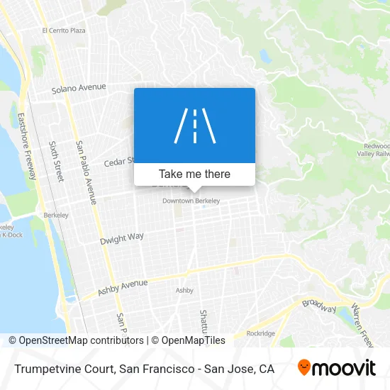 Trumpetvine Court map