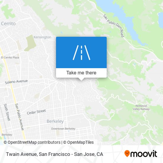 Mapa de Twain Avenue