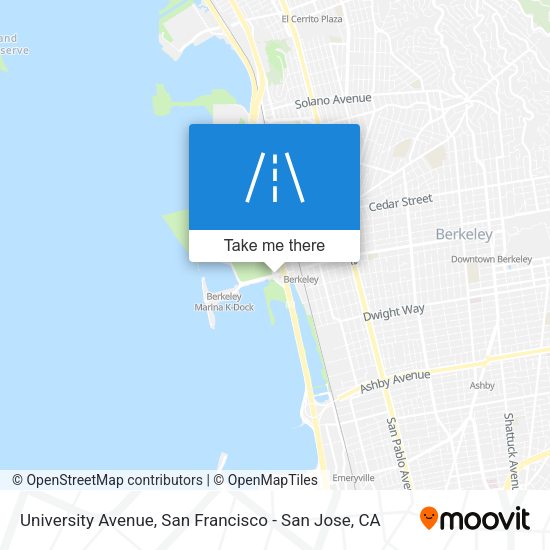 Mapa de University Avenue