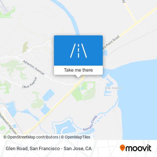 Mapa de Glen Road