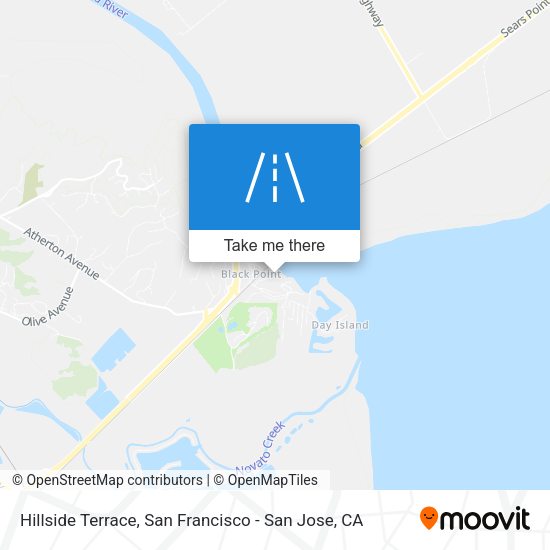 Mapa de Hillside Terrace