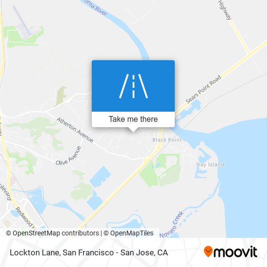 Lockton Lane map