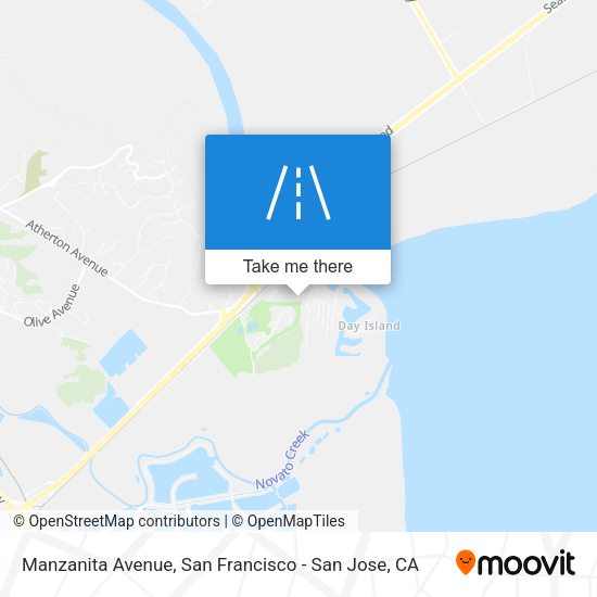 Mapa de Manzanita Avenue