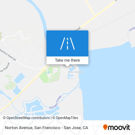 Mapa de Norton Avenue