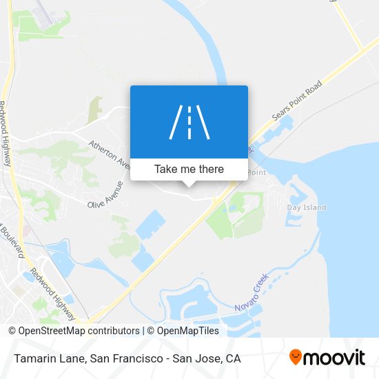 Mapa de Tamarin Lane