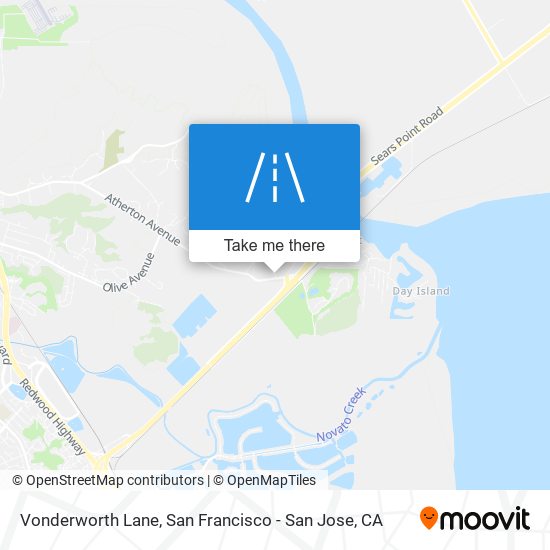 Mapa de Vonderworth Lane