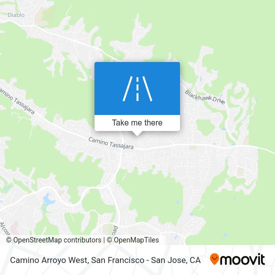 Camino Arroyo West map