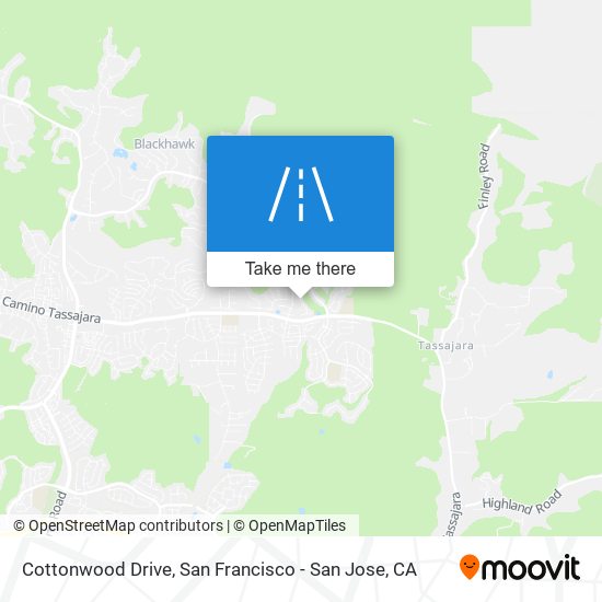 Cottonwood Drive map