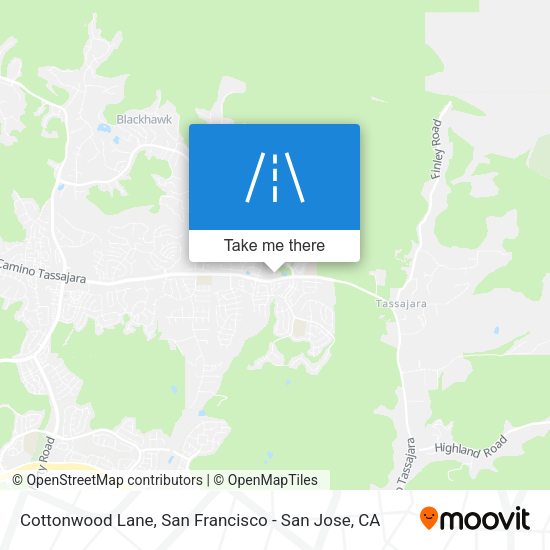 Mapa de Cottonwood Lane