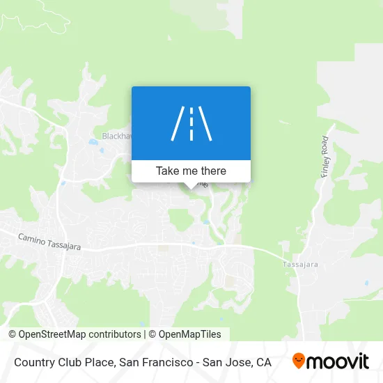 Country Club Place map